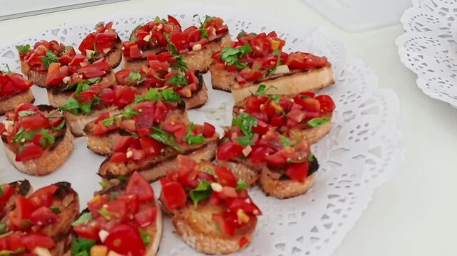 Roundup of some dishes with various appetisers.