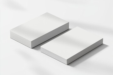 Fototapeta premium Business Card Mockup on Isolated Background created with Generative AI