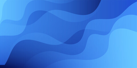 Abstract blue wave geometric background. Dynamic shapes composition.