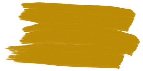 orange tone brush banner for text label_dijon single illustration on transparency background