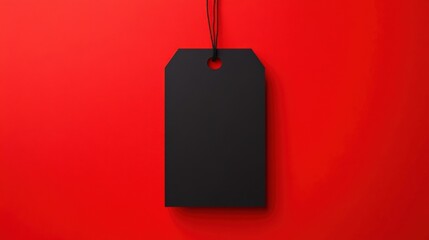 Black Friday shopping concept Limited time Black Friday sale, sleek design, large discount tags, flat design illustration, copy space for stock photo with minimal concept, No logo, No Trademark, No