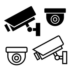 cctv icon set