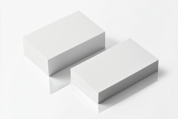 Business Card Mockup on Isolated Background created with Generative AI