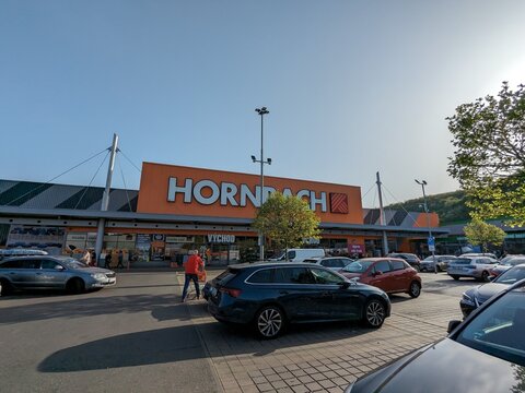 Plzen,Czech Republic-October 9 2024: Hornbach is a leading home improvement and garden center offering a wide range of DIY products, construction materials, gardening supplies, and tools for hobbyist