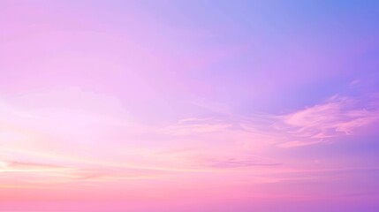 Fototapeta premium Pink and Purple Sunset Sky