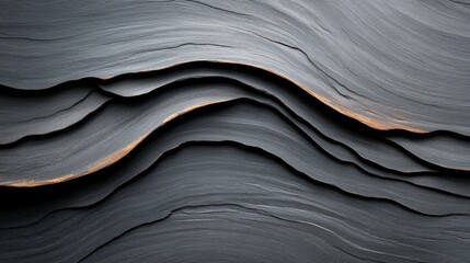 Exquisite Macro Capture of Intricate Damascus Steel Pattern and Texture © SuriyaPhoto