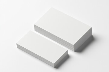 Fototapeta premium Business Card Mockup on Isolated Background created with Generative AI