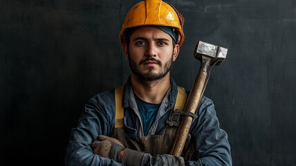 International workers' Day a proud worker in uniform