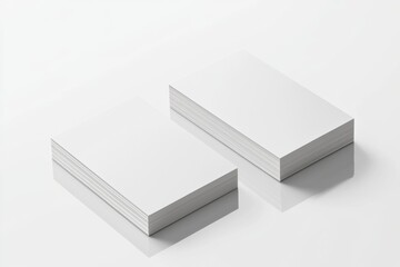 Fototapeta premium Business Card Mockup on Isolated Background created with Generative AI