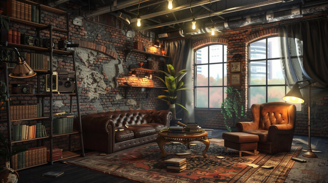 interior of a house sigar room