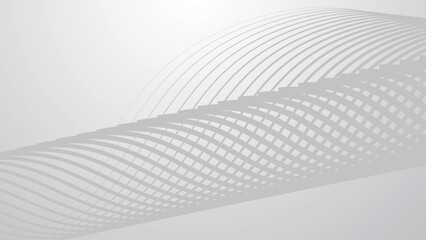 Naklejka premium Gray curve line abstract background for backdrop or presentation