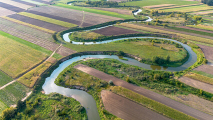 Meanders of the Pilica River, Poland