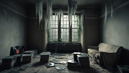 House, room, abandoned