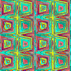 Ditzy pixel abstract rainbow seamless pattern backdrop. Modern playful variegated repeating graphic design for kids, textile and home decor. 