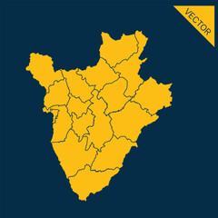 Burundi map