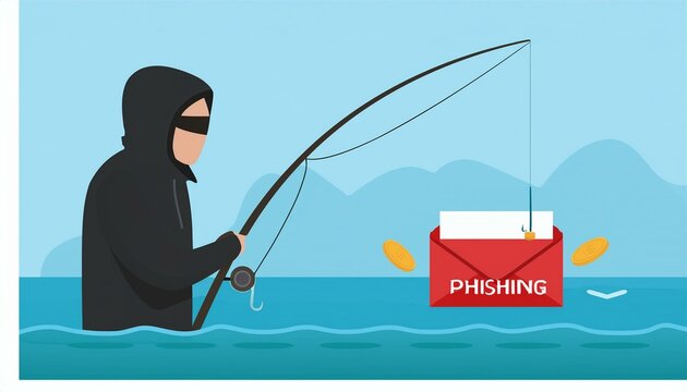 Courrier &eacute;lectronique frauduleux de phishing, visant &agrave; obtenir des donn&eacute;es personnelles