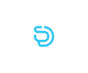 Creative S & D Icon For Logo Design