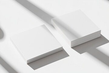 Business Card Mockup on Isolated Background created with Generative AI