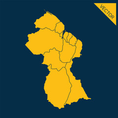 Guyana map