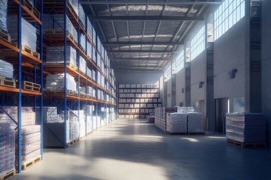 Creative storage solutions for small and medium businesses in a well organized warehouse environment