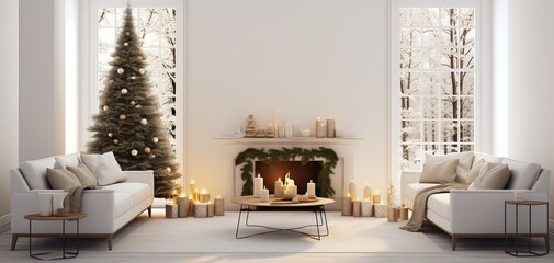 Fototapeta premium Magical Christmas Home Decor Ideas for a Joyful Holiday