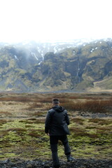 Man in Iceland