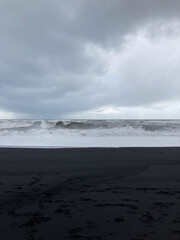 Iceland Black Beach