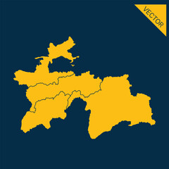 Tajikistan map