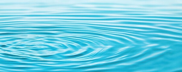 Naklejka premium ripples in water