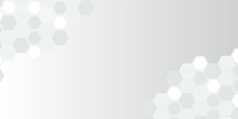 White hexagon abtract background. White recycle hexagon cardboard surface background abstract ornament