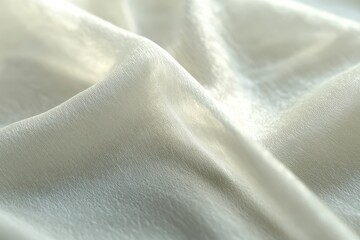 Abstract White Fabric Texture Background.