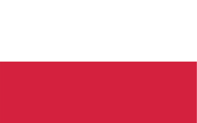 National Flag Republic of Poland - vector, Rzeczpospolita Polska