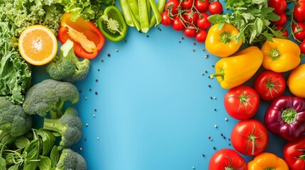 Minimalist Background: Celebrate World Vegetarian Day with Fresh Nutrition
