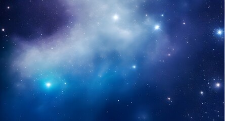 Beautiful starry night sky with Milky Way galaxy and distant planets in deep space smooth Background, suitable for a wide range of creative uses including advertising, social media, promotions, 