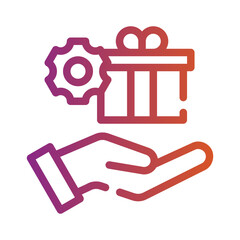 gift gradient icon