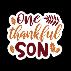 One Thankful Family