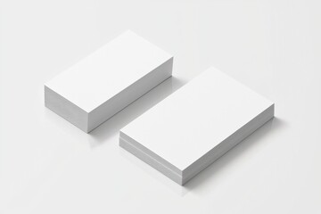 Fototapeta premium Business Card Mockup on Isolated Background created with Generative AI