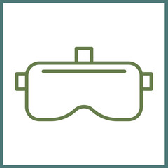 Virtual Reality Headset Icon Design