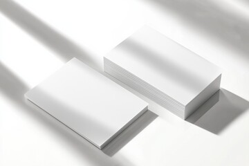 Business Card Mockup on Isolated Background created with Generative AI