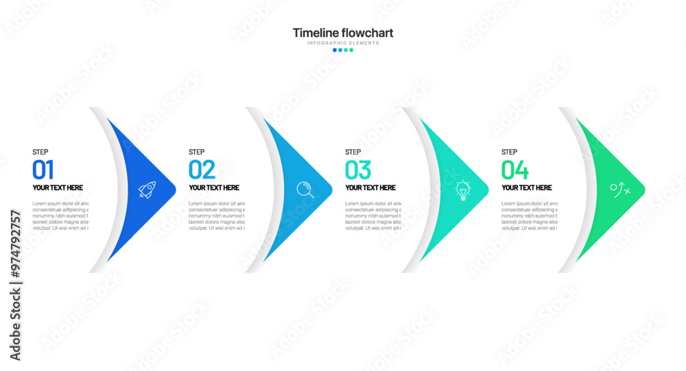 Poster timeline infographic design with options or steps. infographics for business concept. can be used fo