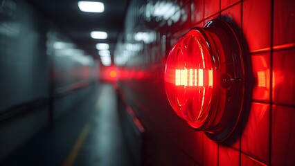 Red Beacon Light for Emergency Situations