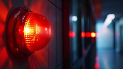 Red Beacon Light for Emergency Situations