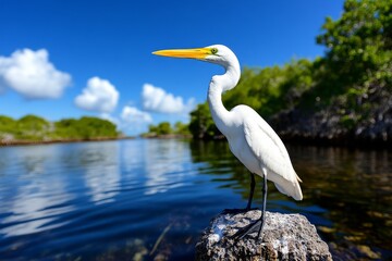 Florida&acirc;&euro;&trade;s National Parks represented in a nature infographic, focusing on Everglades, Biscayne, and Dry Tortugas National Parks
