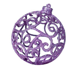 Christmas toy ball isolation