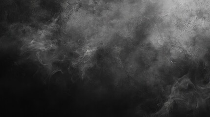 Close up of Abstract smoke on black background. Ai generated image