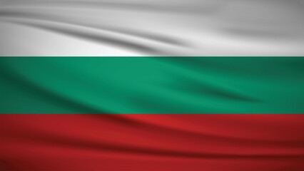 Obraz premium National Flag of Bulgaria Background Illustration 4K