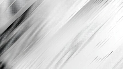 Fototapeta premium Light gray diagonal lines creating a subtle tech-inspired geometric stripe background