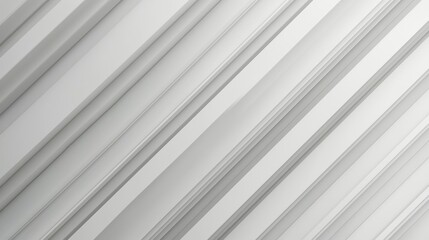 Fototapeta premium Light gray diagonal lines creating a subtle tech-inspired geometric stripe background