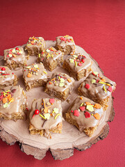 Delicious desserts decorated for autumn, Halloween and Thanksgiving 