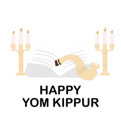 Happy Yom Kippur Vector Design